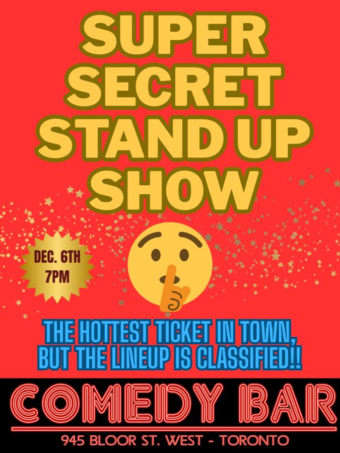 Super Secret Stand Up Show