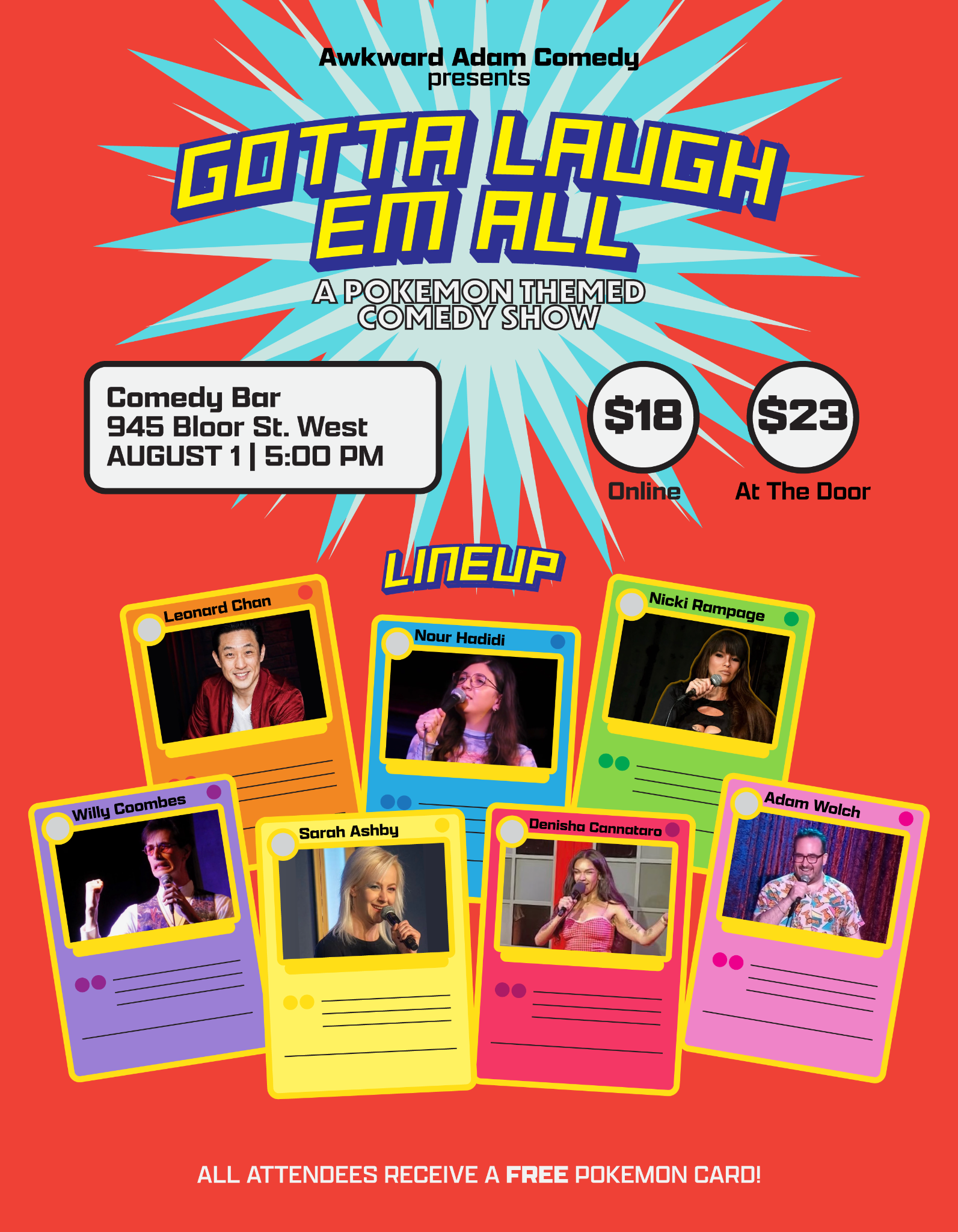 Gotta Laugh ‘Em All: A Pokemon Comedy Show  