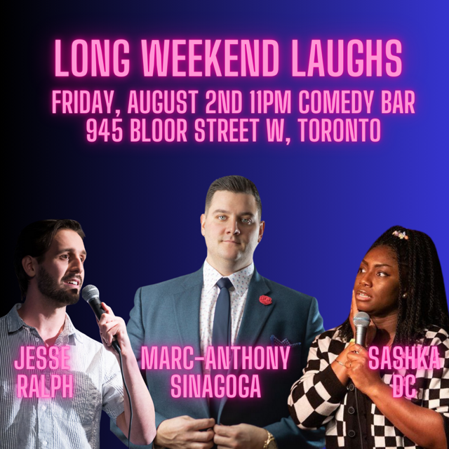 Long Weekend Laughs: Marc-Anthony Sinagoga