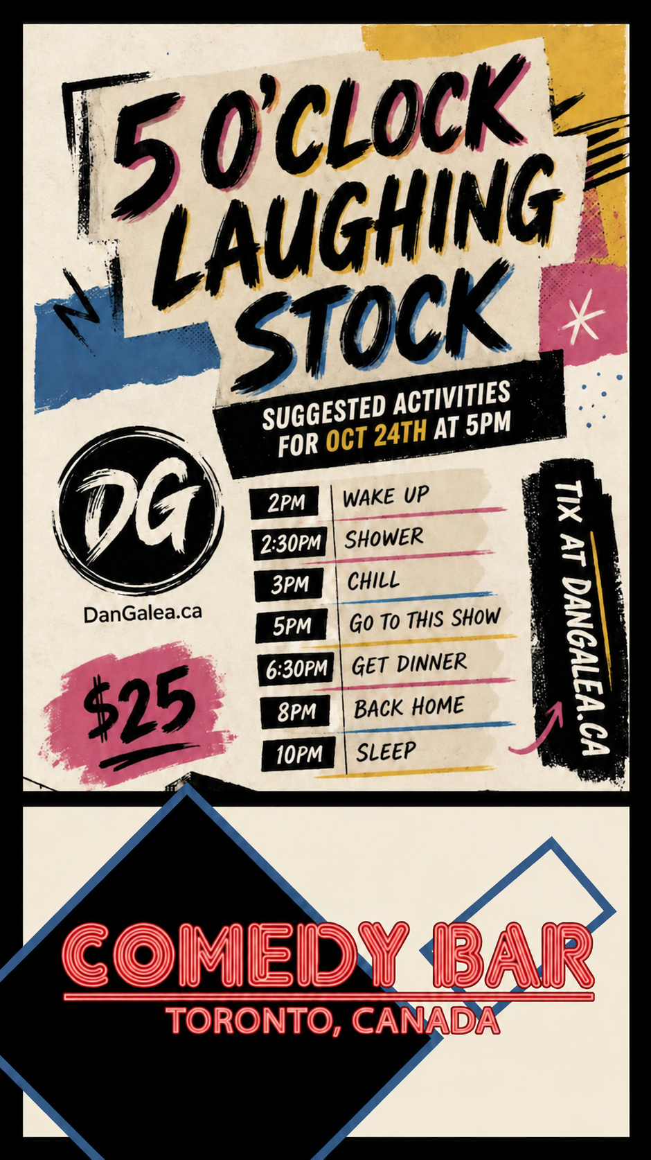 The 5 O'Clock Laughing Stock!