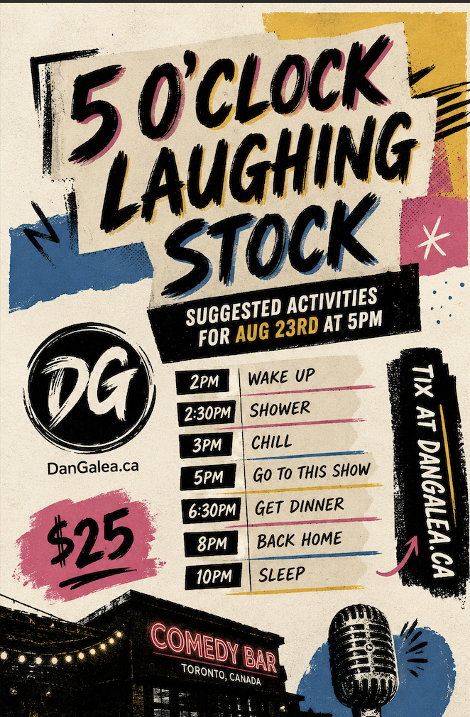 The 5 O'Clock Laughing Stock!