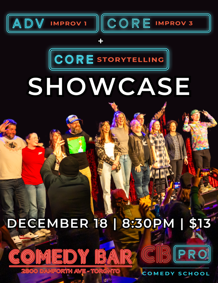 SHOWCASE: Advanced Improv 1, Core Storytelling & Core Improv 3 