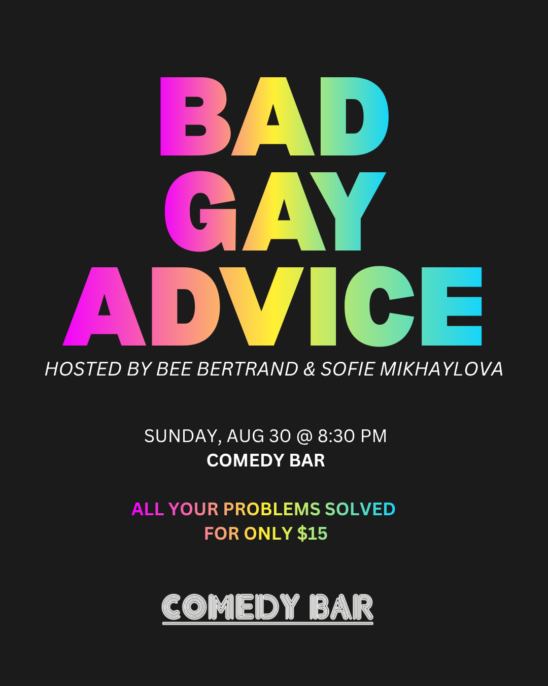 Bad Gay Advice