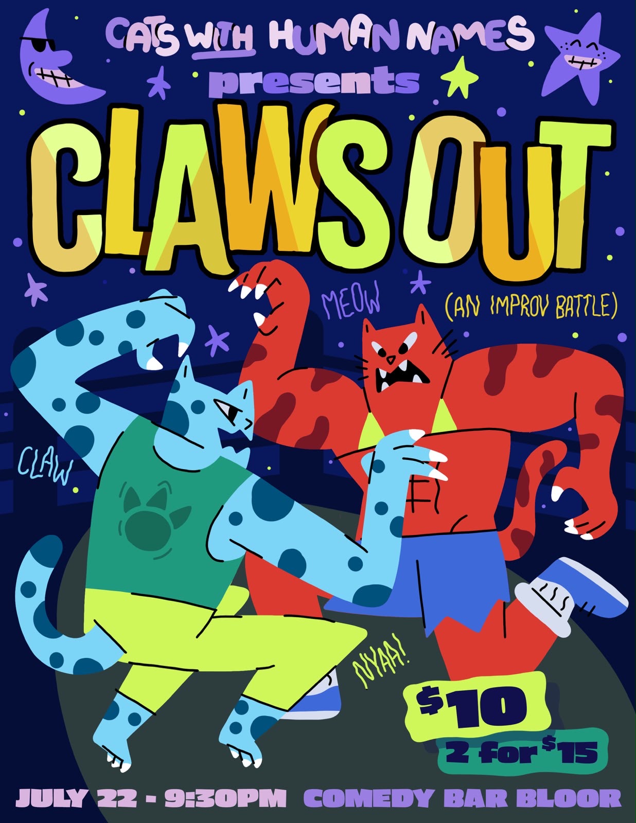 Cats with Human Names - Claws Out