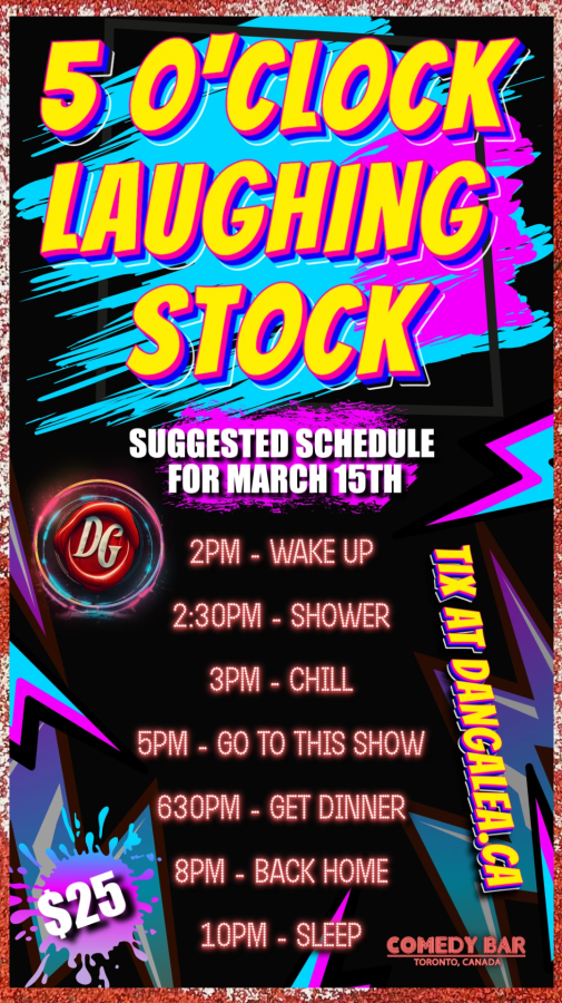 The 5 O'Clock Laughing Stock!