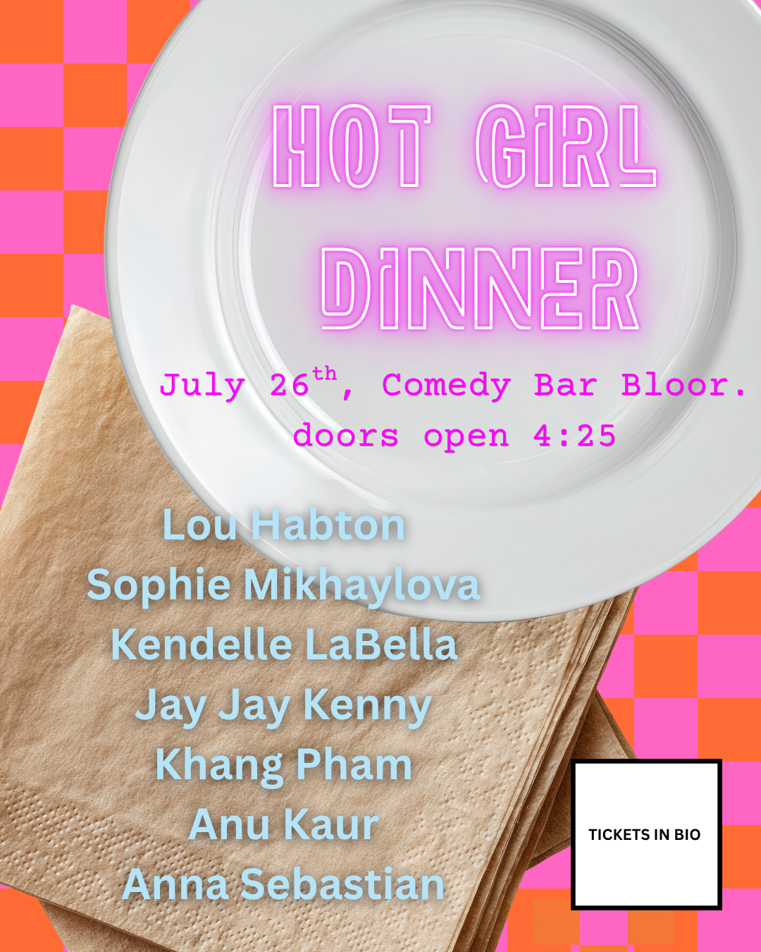 Cheer Up Love: Hot Girl Dinner!
