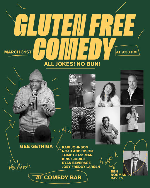  Gluten Free Comedy