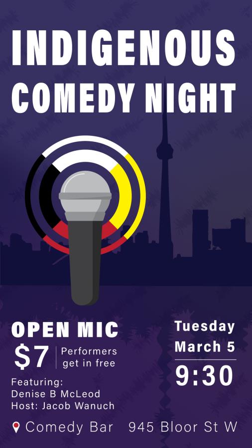 Indigenous Comedy Night (Open Mic)