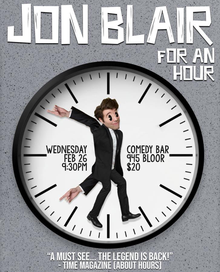 JON BLAIR FOR AN HOUR