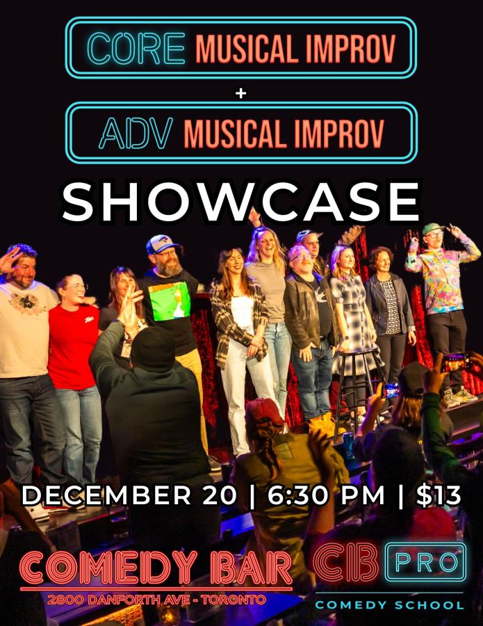 SHOWCASE: Core Musical Improv & Advanced Musical Improv
