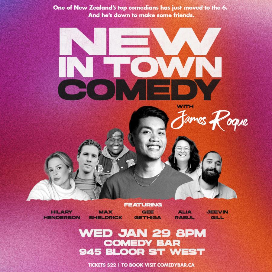 New in Town Comedy (with James Roque)