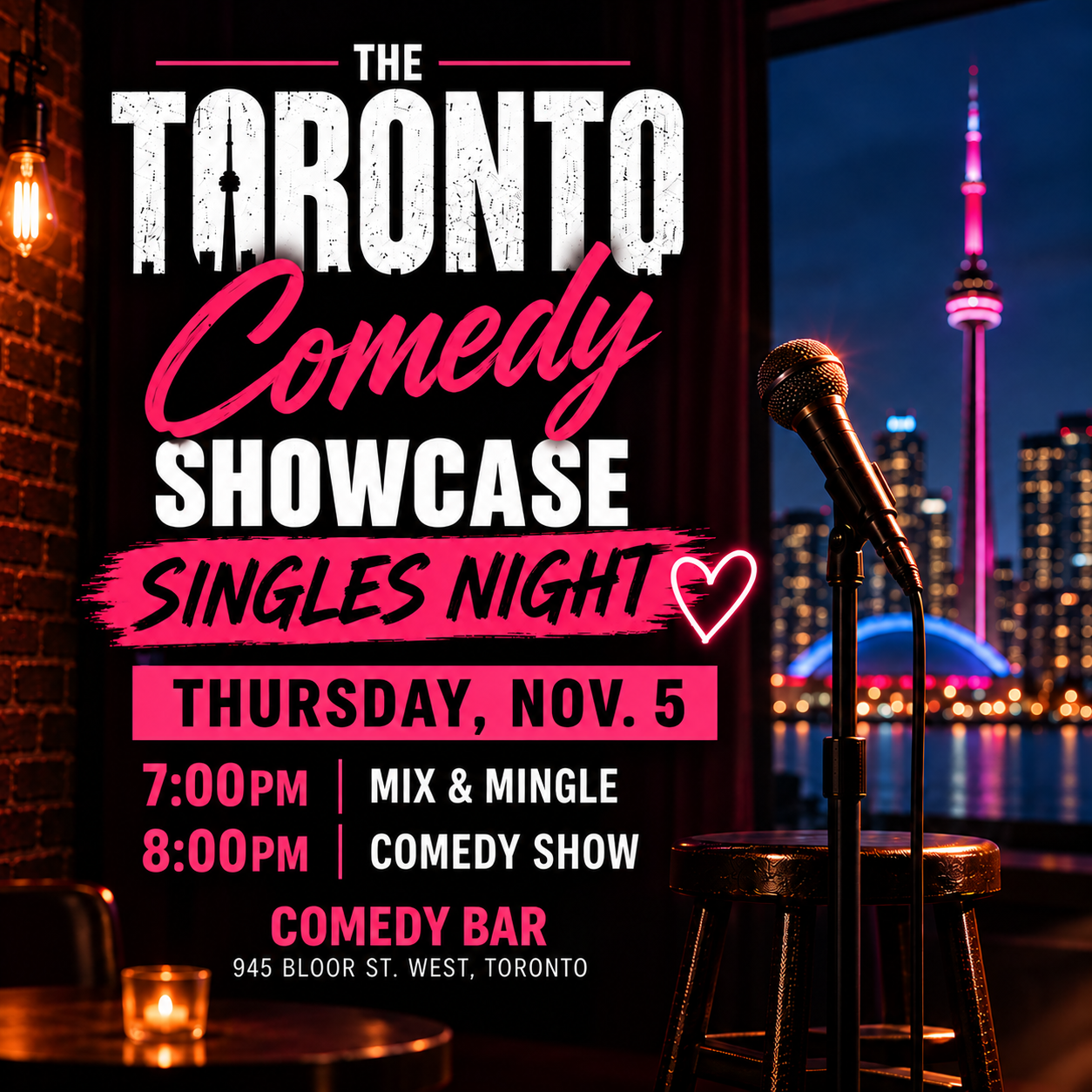 The Toronto Comedy Showcase - Singles Night