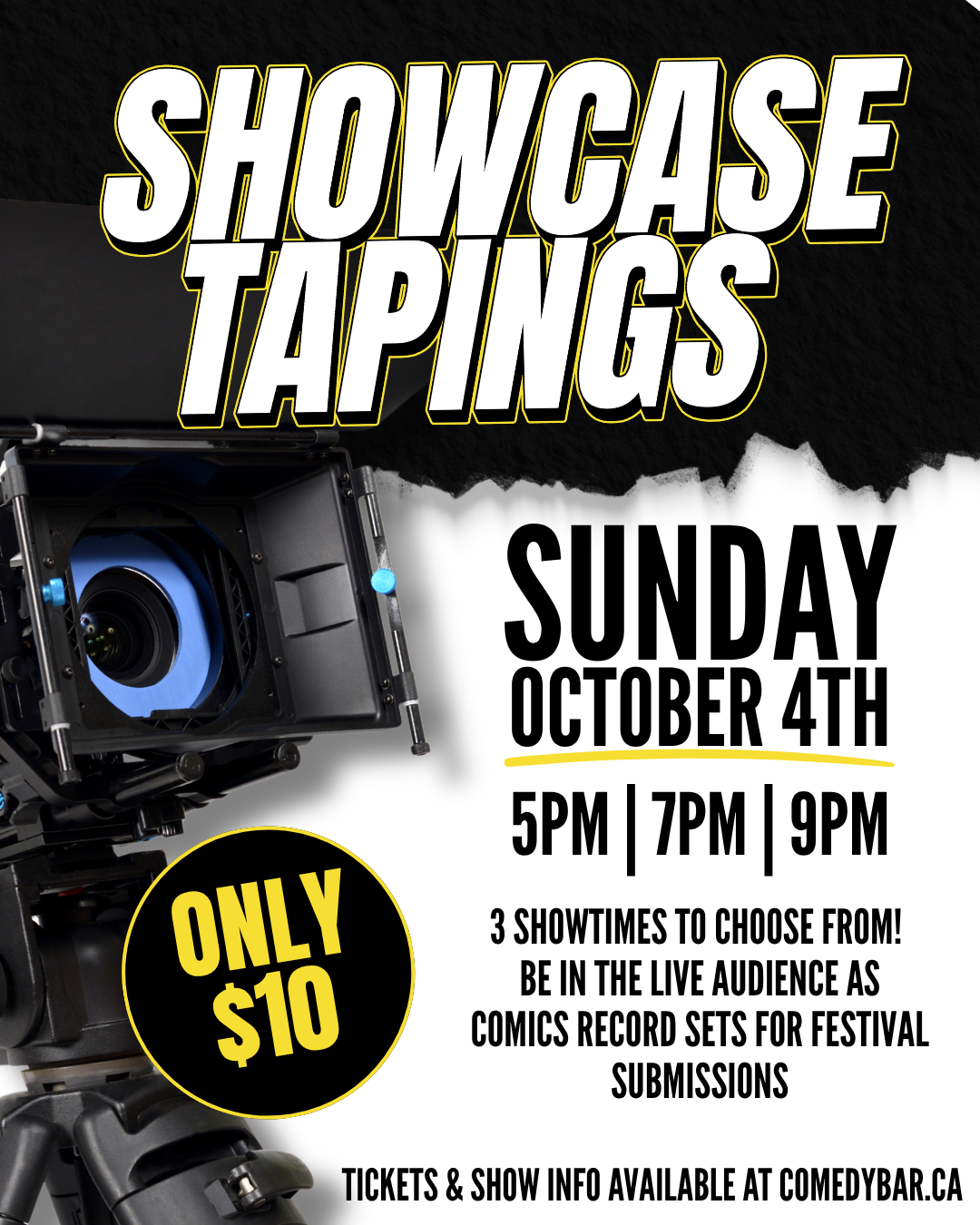 Comedy Bar Showcase Tapings