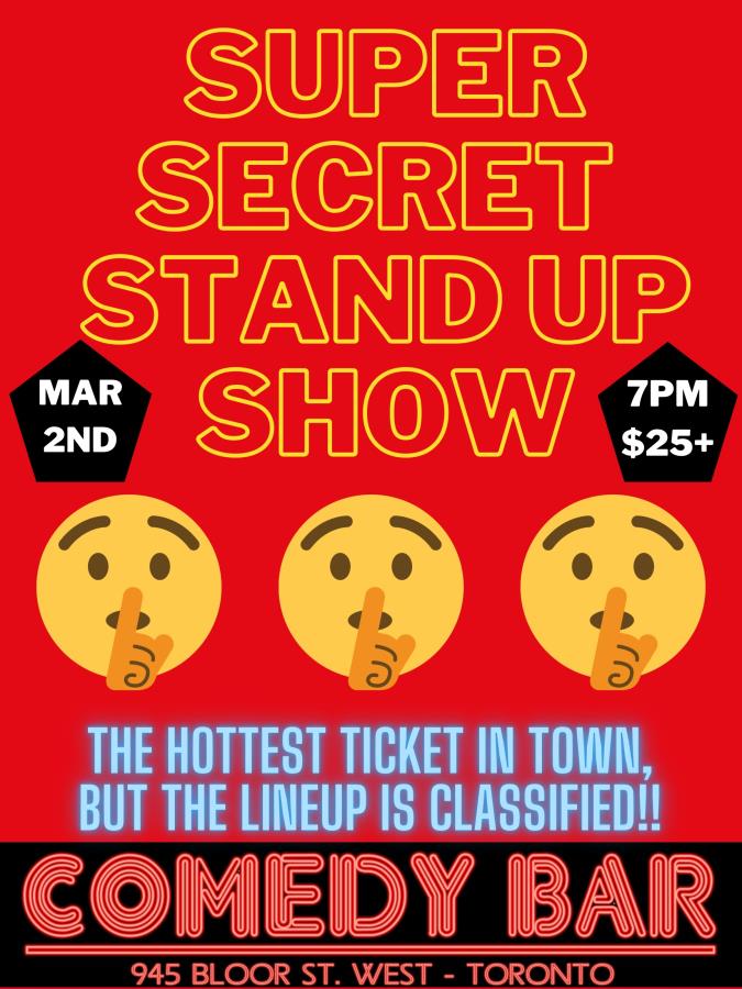 Super Secret Stand Up Show