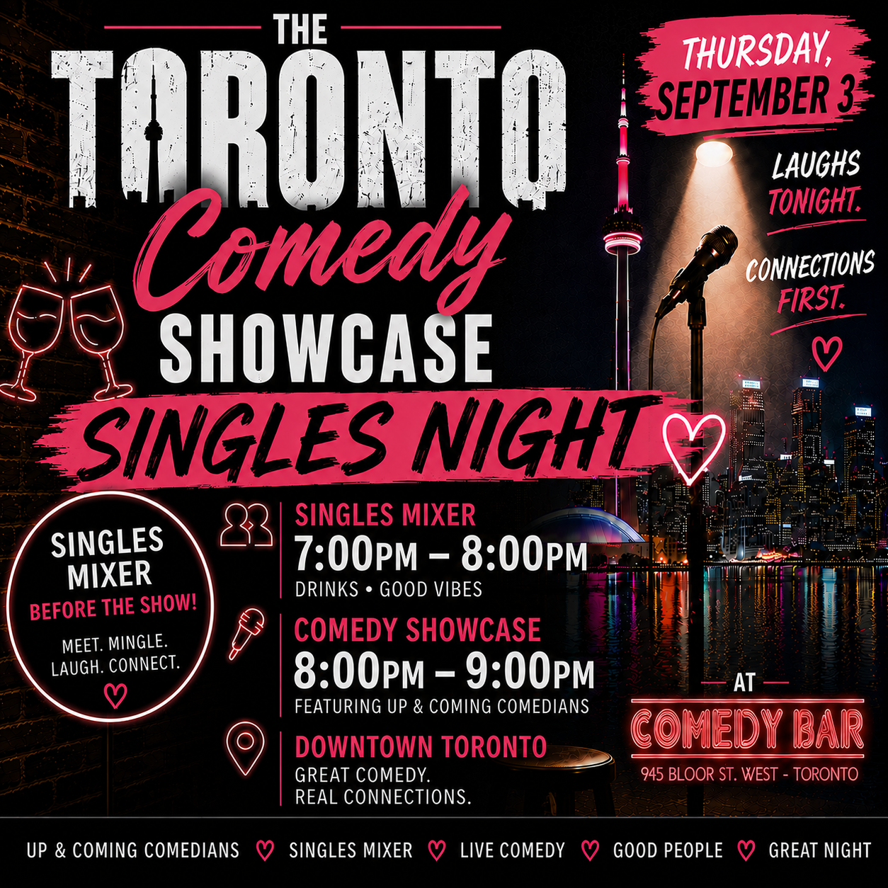 The Toronto Comedy Showcase - Singles Night