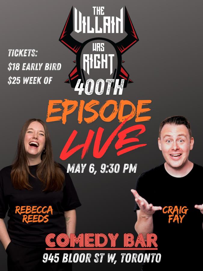 The Villain Was Right LIVE