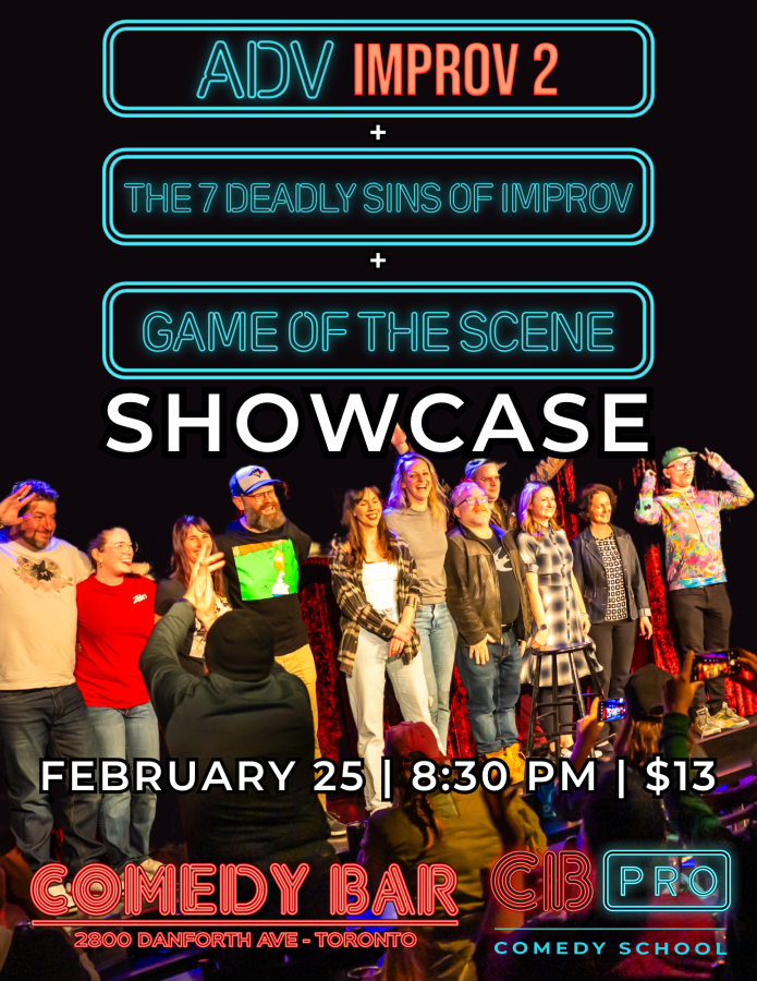 SHOWCASE: ADV Improv 2, The 7 Deadly Sins of Improv & Game of the Scene