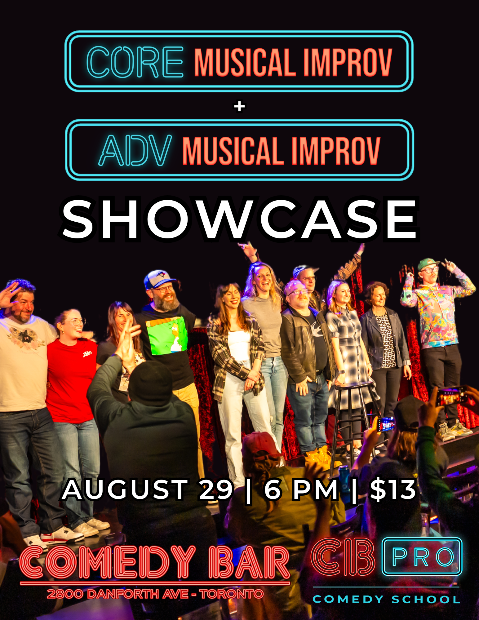 SHOWCASE: Core Musical Improv & Advanced Musical Improv