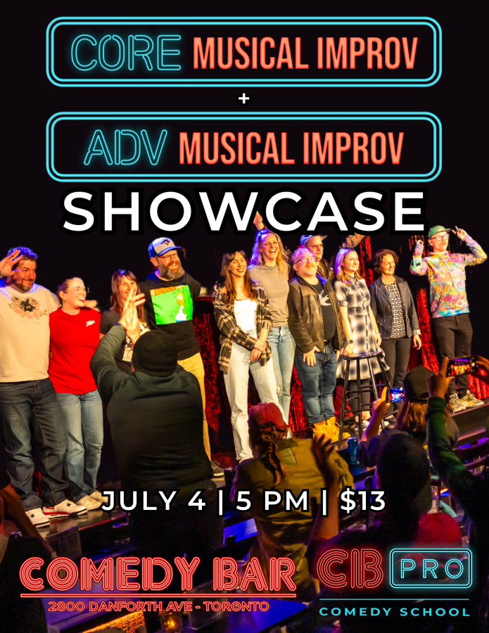 SHOWCASE: Core Musical Improv & Advanced Musical Improv