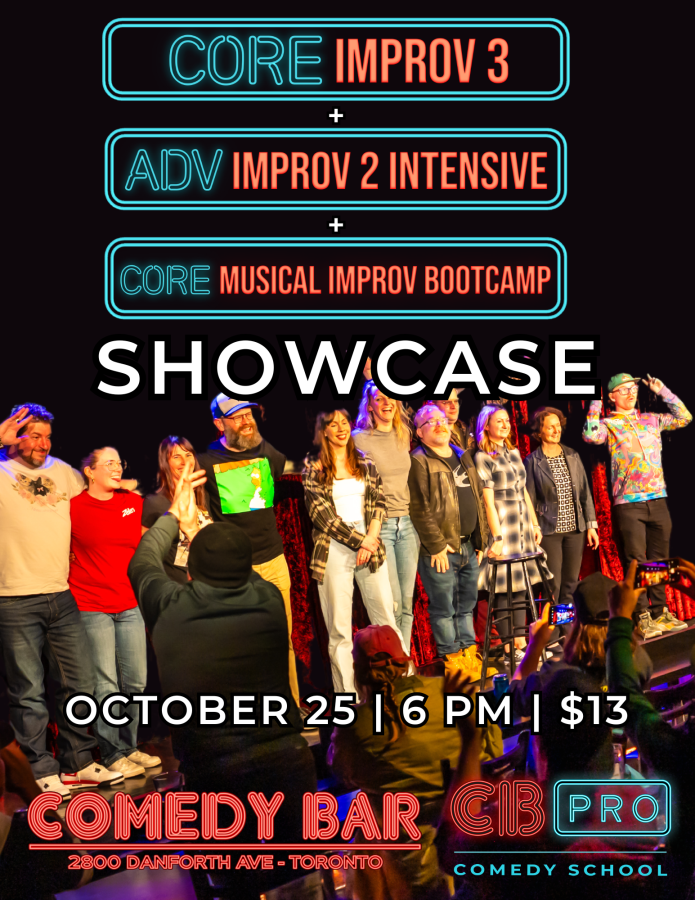SHOWCASE: Core Improv 3, ADV Improv 2 Intensive & Musical Improv Bootcamp