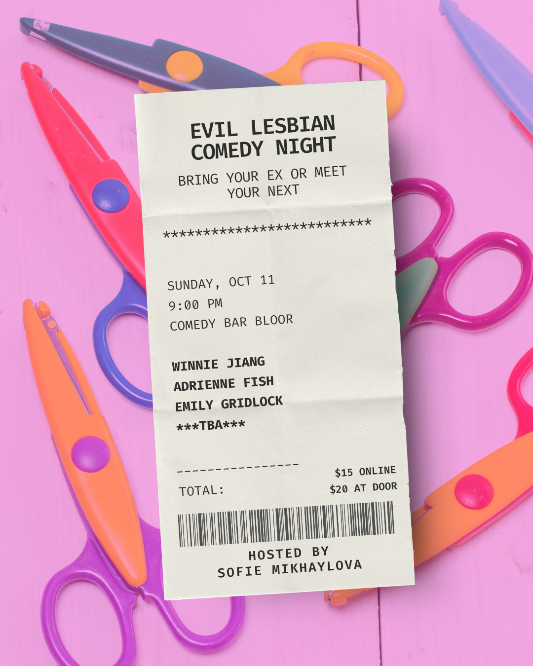 Evil Lesbian Comedy Night