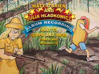Matt O’Brien and Julia Hladkowicz Album Recording