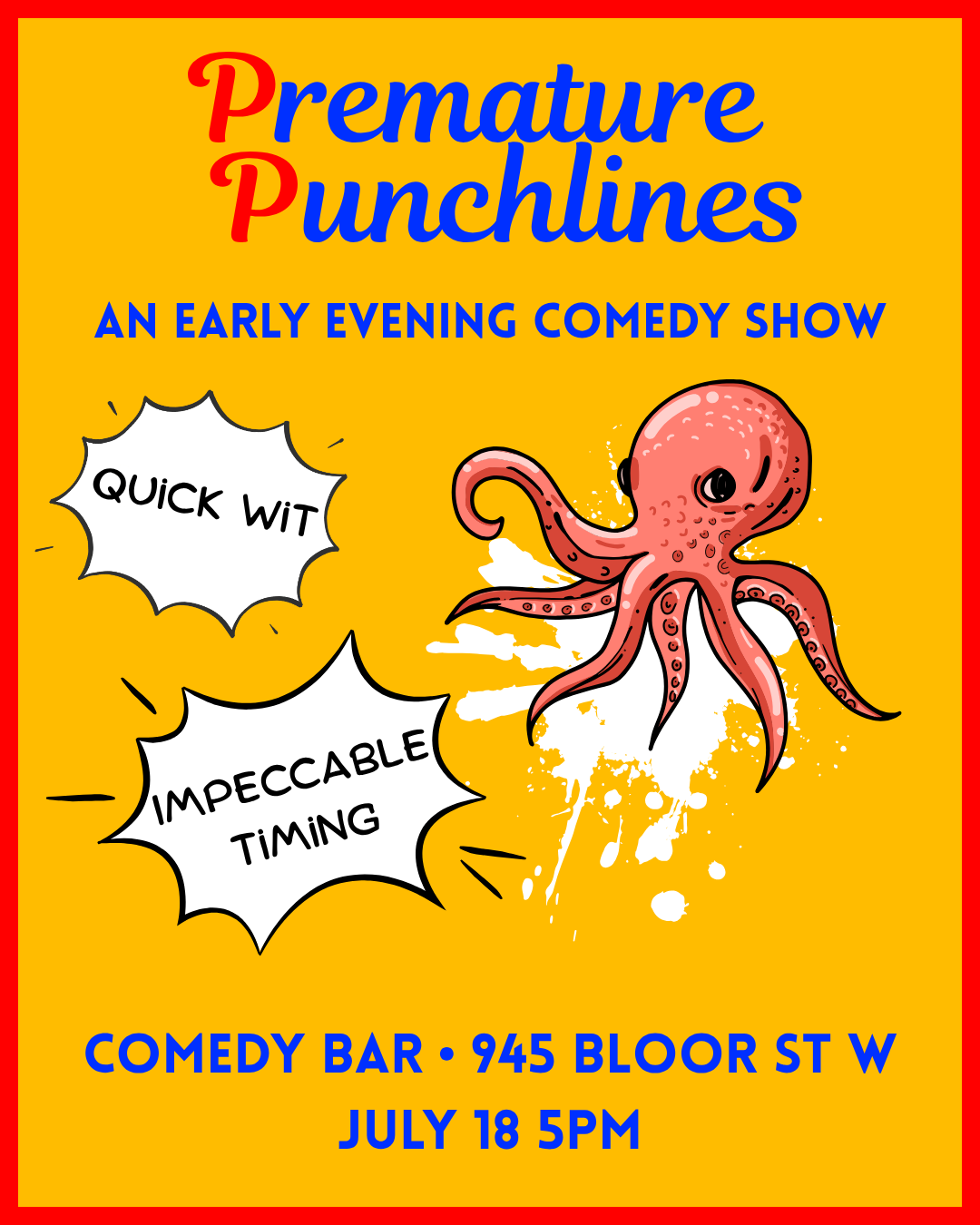 Premature Punchlines